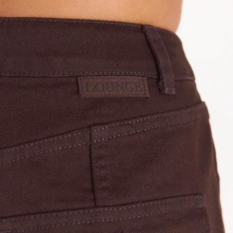 Jean Droit en Denim - Chocolat
