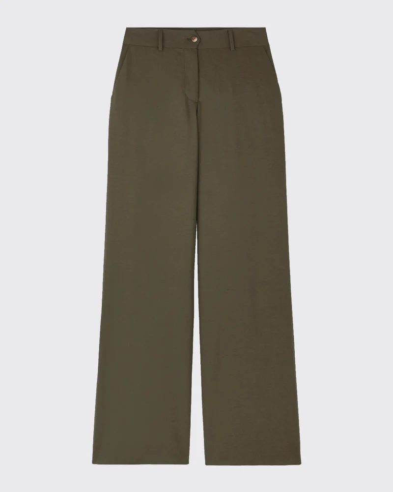 Pantalon large Chicago - Vert foncé
