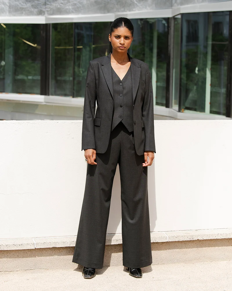 Pantalon large Bari - Anthracite