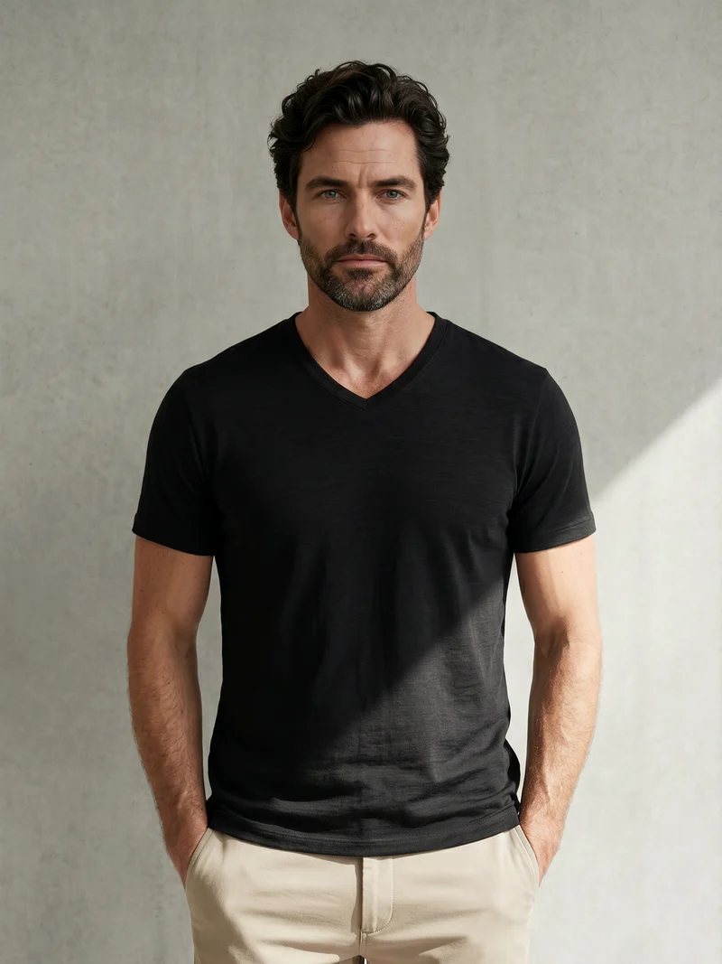 PERFORMANCE MERINO V-NECK