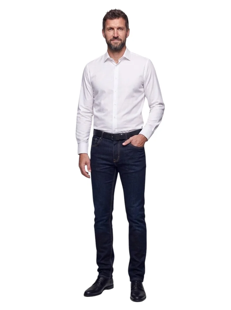 Jean homme grand modern fit brut – Entrejambe 105 cm
