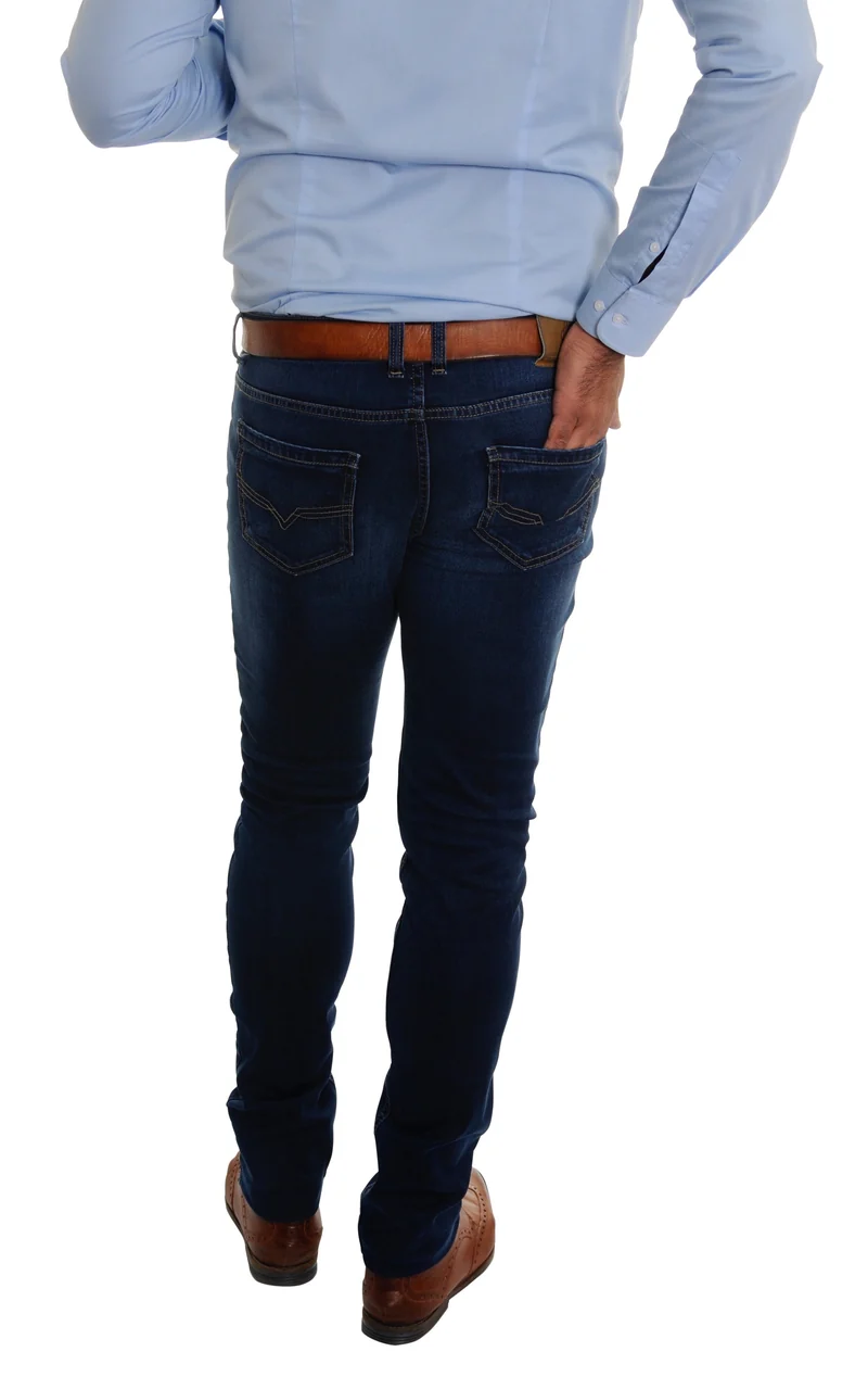 Jean homme grand modern fit brut – Entrejambe 105 cm