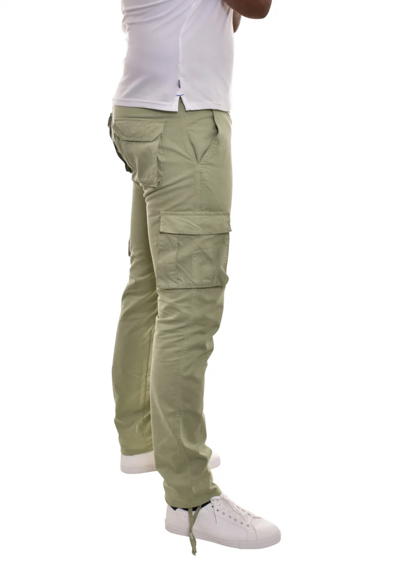 Pantalon cargo homme grand amande – Entrejambe 105 cm