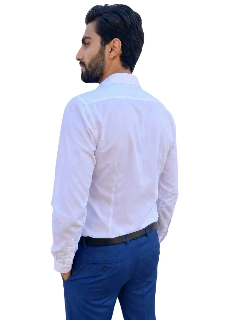 Chemise blanche homme grand – Manches extra-longues 74 cm