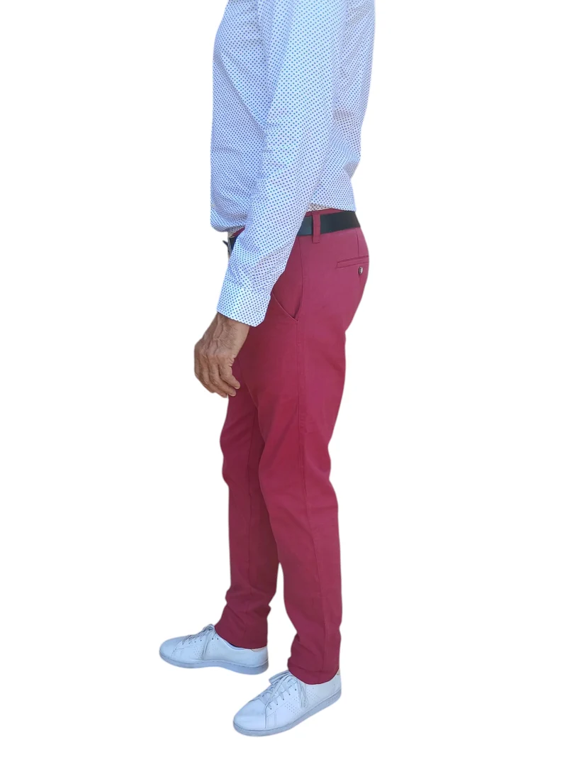 Pantalon framboise homme grand – Entrejambe 105 cm