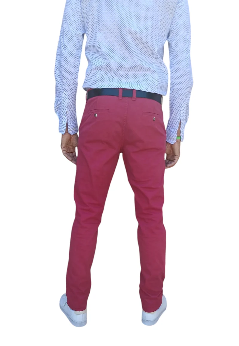 Pantalon framboise homme grand – Entrejambe 105 cm
