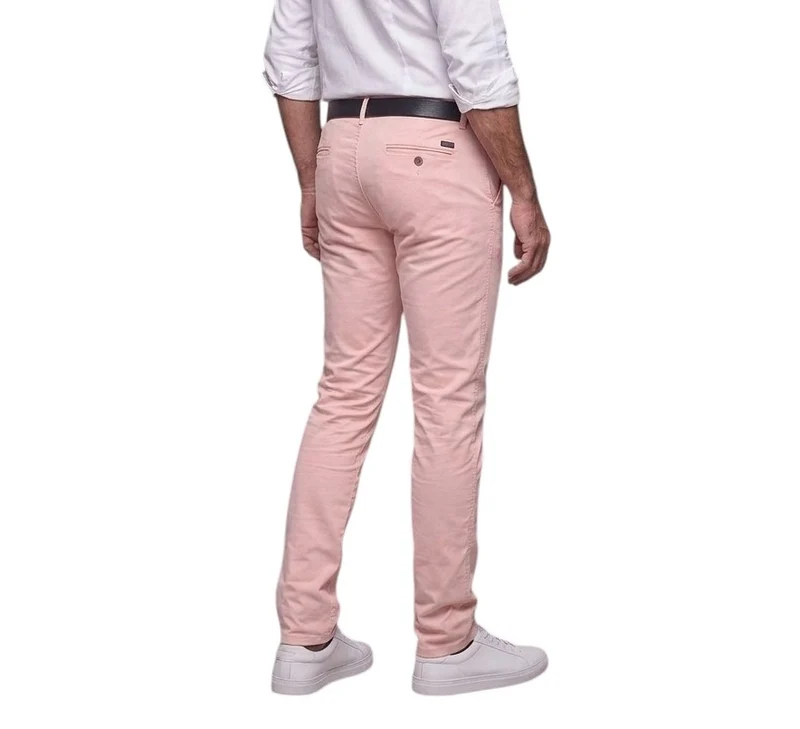 Pantalon rose pastel homme grand – Entrejambe 105 cm
