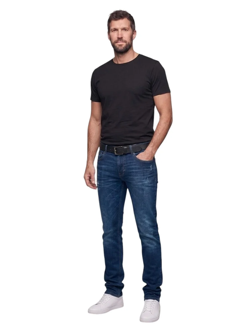 Jean homme grand slim fit stone – Entrejambe 105 cm