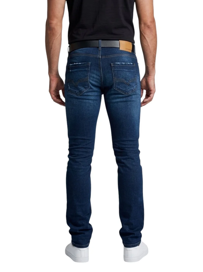 Jean homme grand slim fit stone – Entrejambe 105 cm