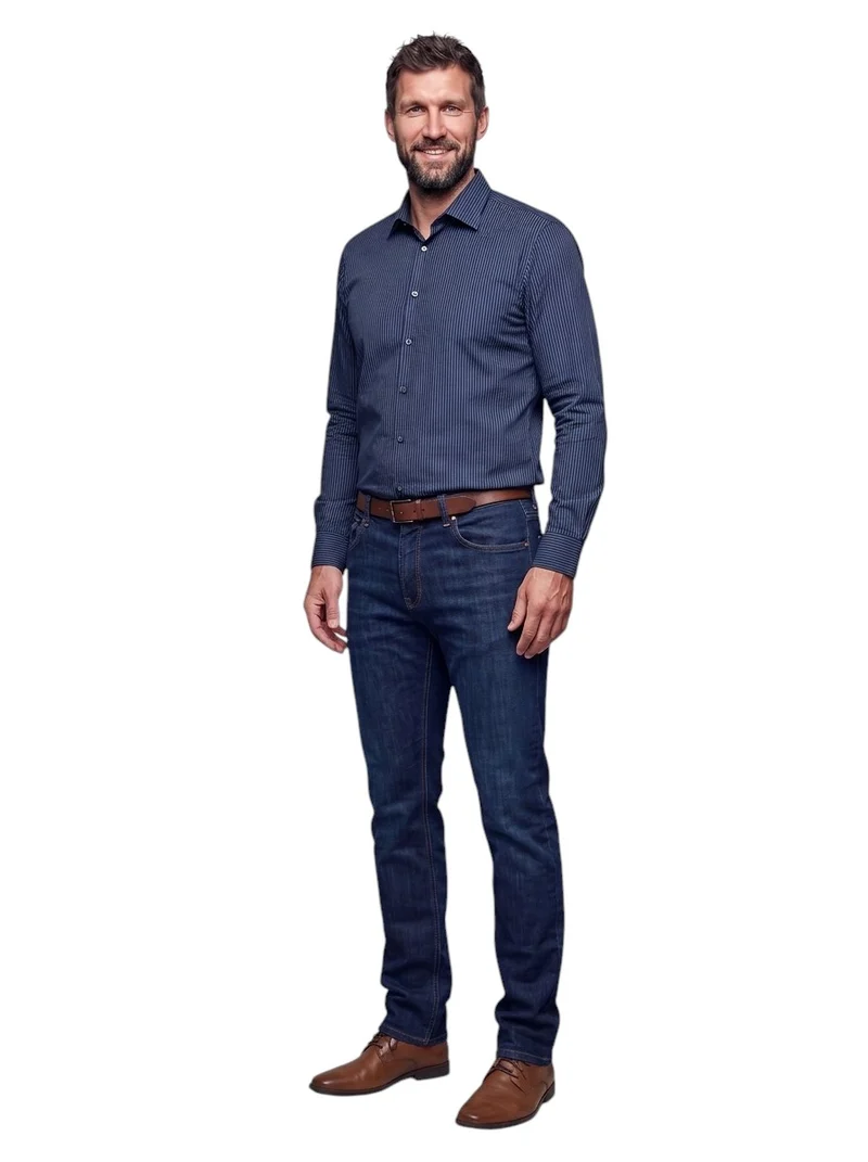 Jean homme grand straight brut – Entrejambe 105 cm