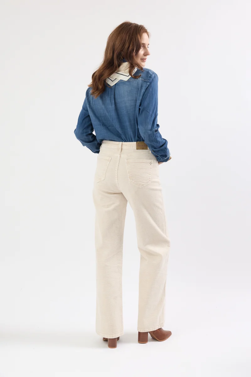 Pantalon Océane en Velours Côtelé