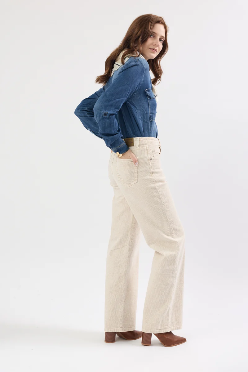 Pantalon Océane en Velours Côtelé