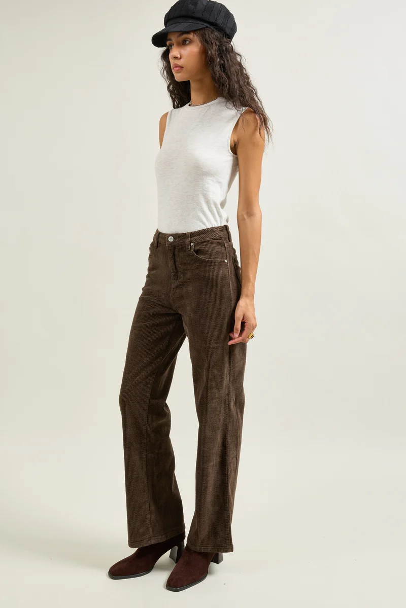 Pantalon Océane en Velours Côtelé