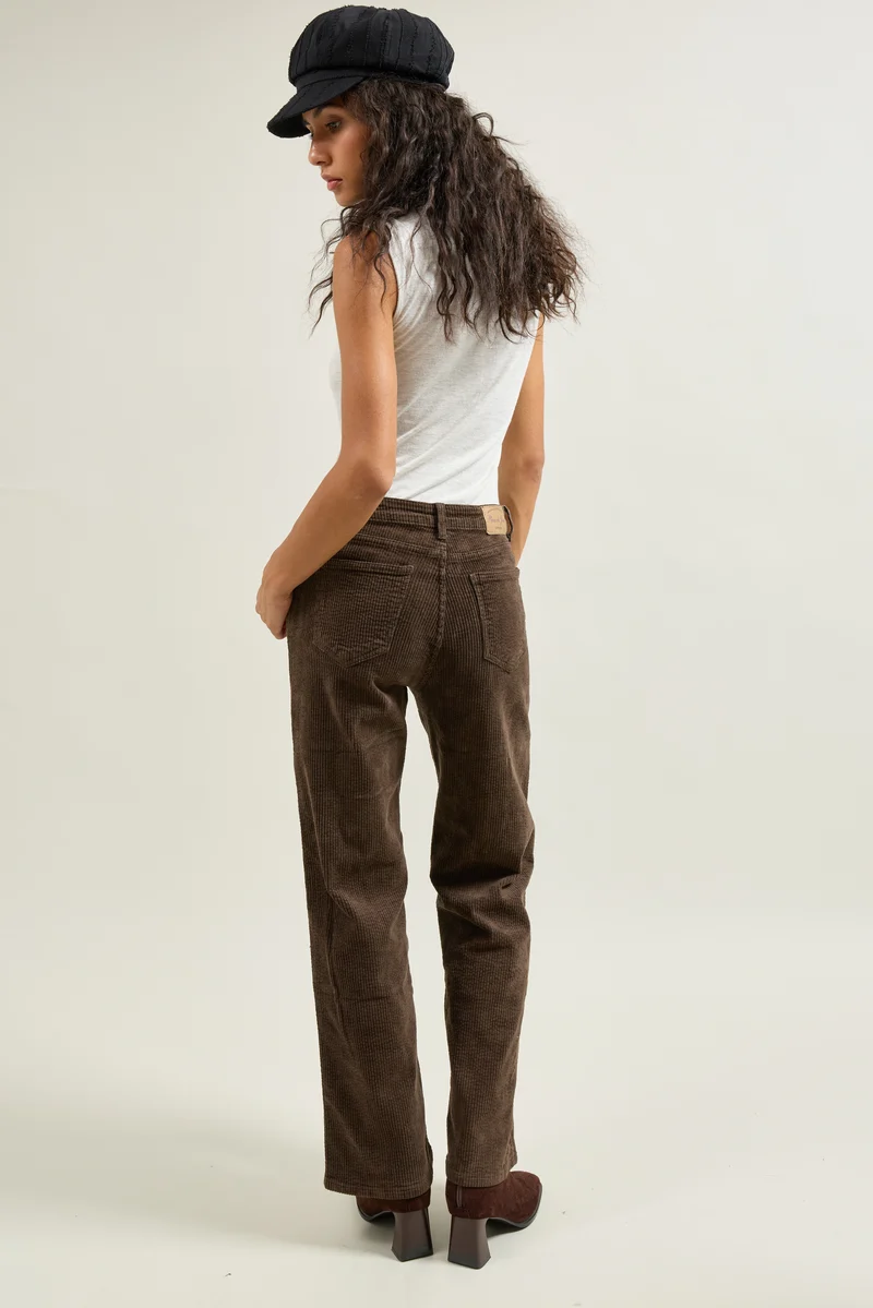 Pantalon Océane en Velours Côtelé