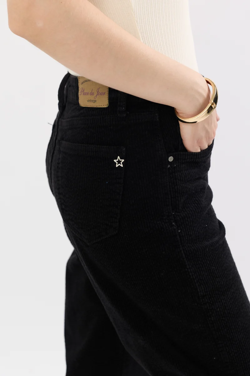 Pantalon Océane en Velours Côtelé