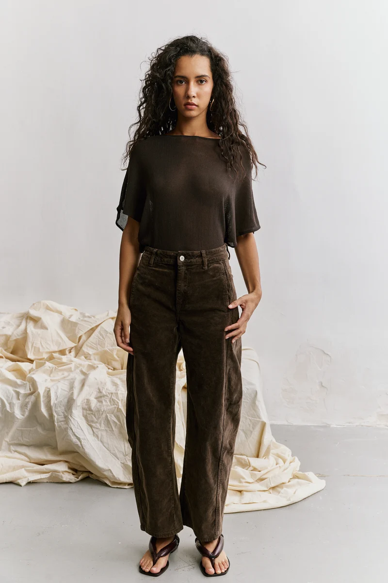 Pantalon Ballon Velours Côtelé