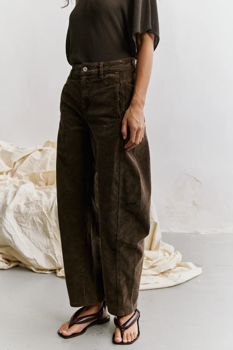 Pantalon Ballon Velours Côtelé