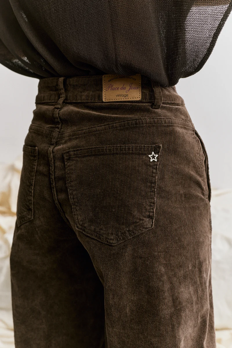 Pantalon Ballon Velours Côtelé