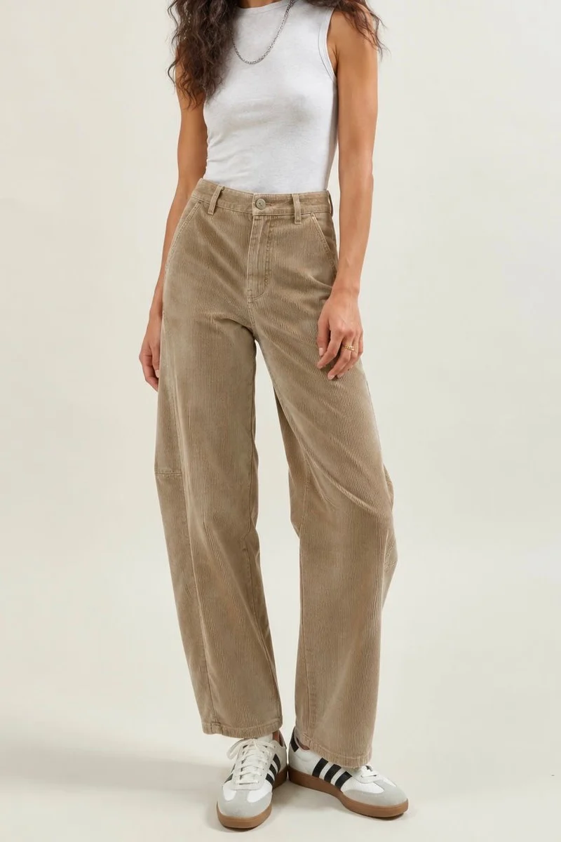 Pantalon Ballon Velours Côtelé