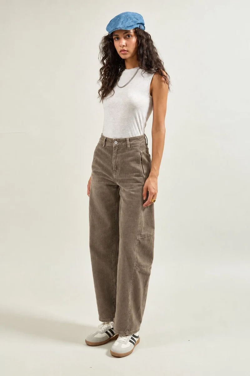 Pantalon Ballon Velours Côtelé