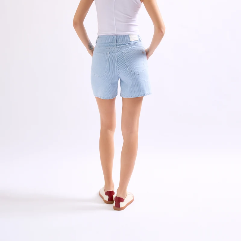 Short rayé