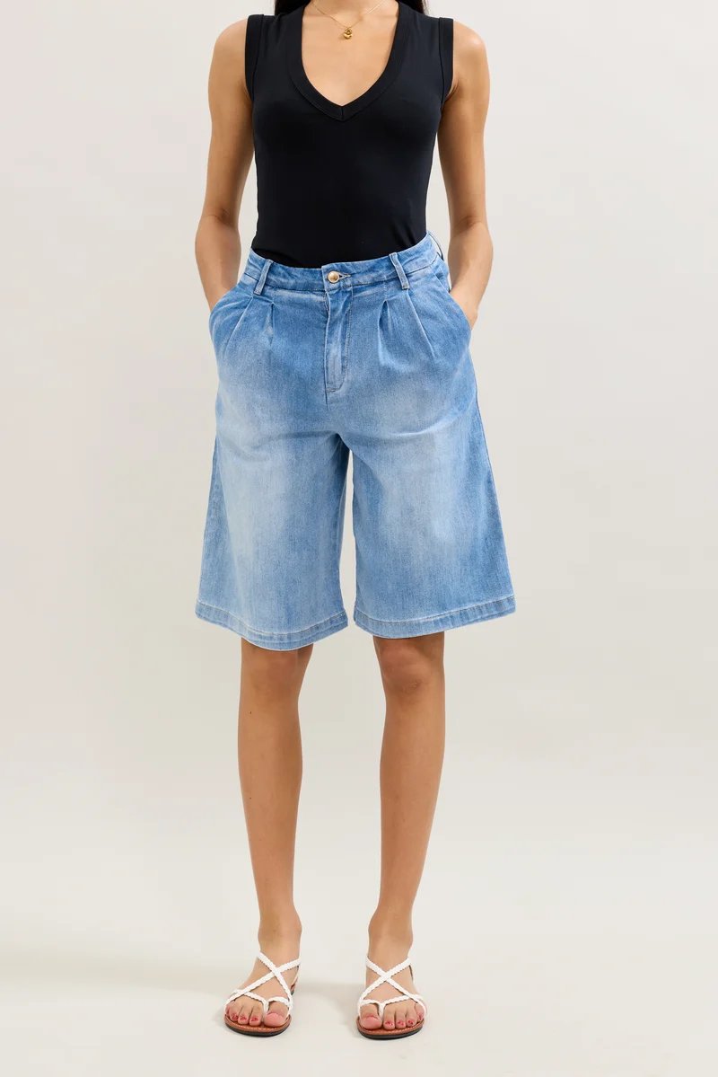 Bermuda Chino à Pinces