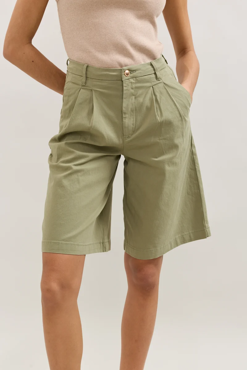 Bermuda Chino à Pinces