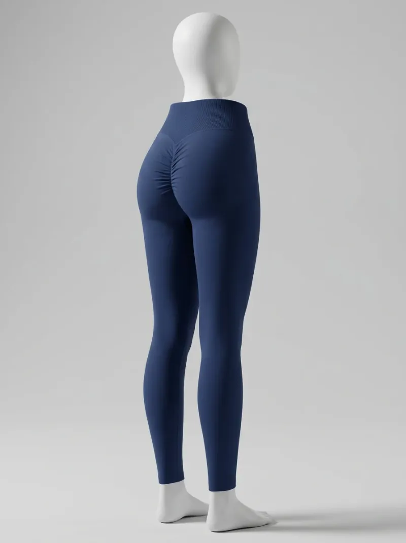Legging fitness nylon spandex sculptant sport femme