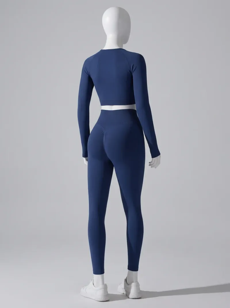 Legging fitness nylon spandex sculptant sport femme