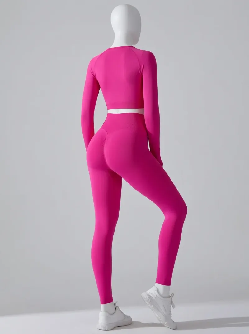 Legging fitness nylon spandex sculptant sport femme