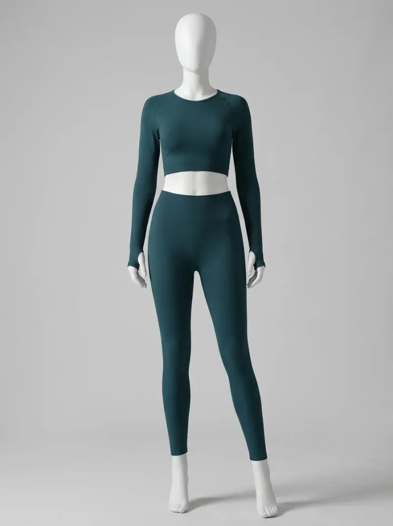 Legging fitness nylon spandex sculptant sport femme