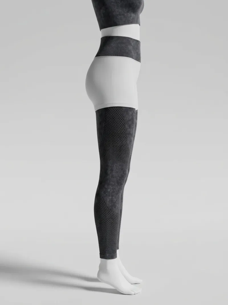 Legging fitness sans couture nylon extensible femme