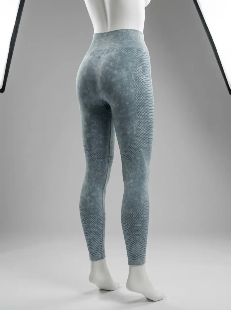 Legging fitness sans couture nylon extensible femme