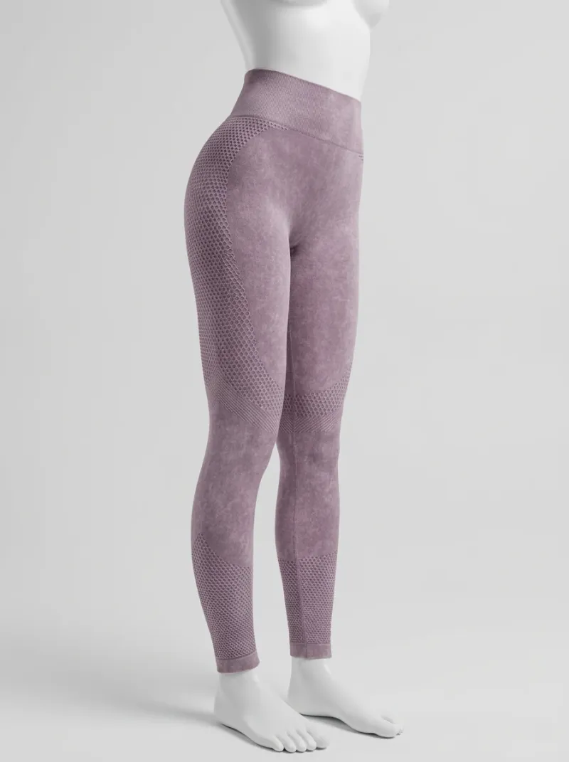 Legging fitness sans couture nylon extensible femme