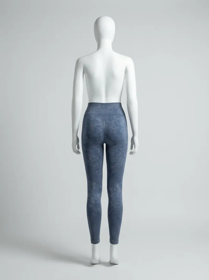 Legging fitness sans couture nylon extensible femme