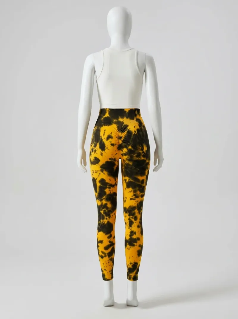 Legging fitness galbant spandex imprimé original femme