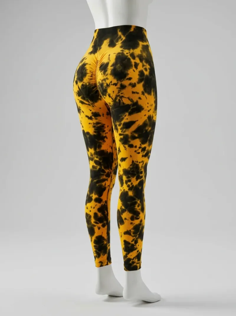 Legging fitness galbant spandex imprimé original femme