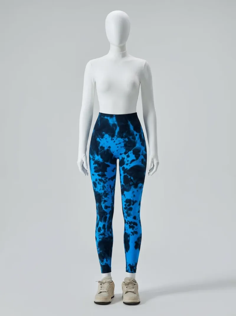 Legging fitness galbant spandex imprimé original femme