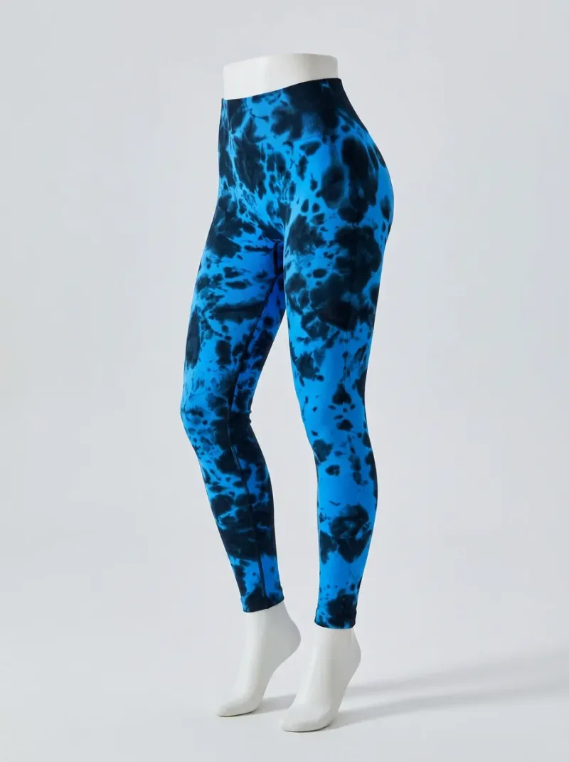 Legging fitness galbant spandex imprimé original femme