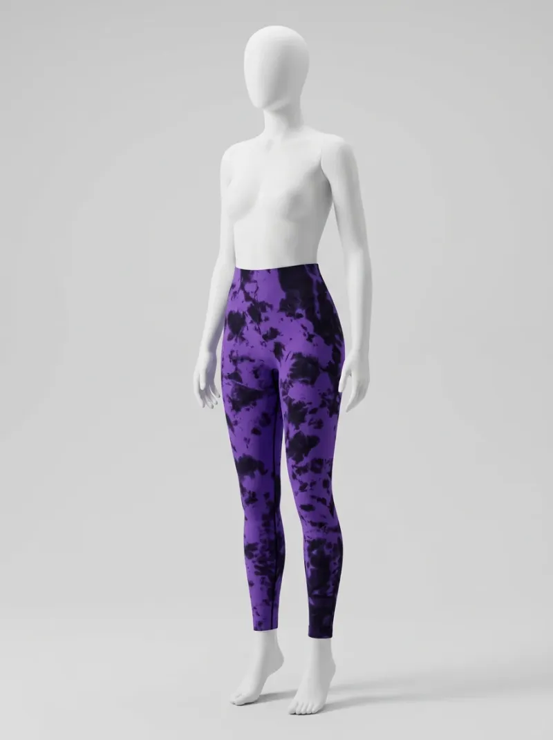 Legging fitness galbant spandex imprimé original femme