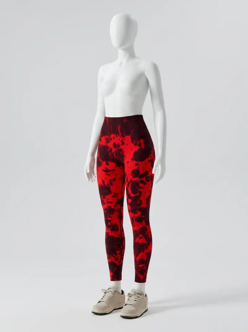 Legging fitness galbant spandex imprimé original femme