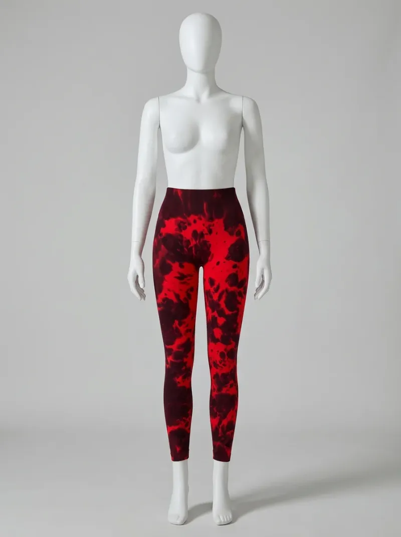 Legging fitness galbant spandex imprimé original femme