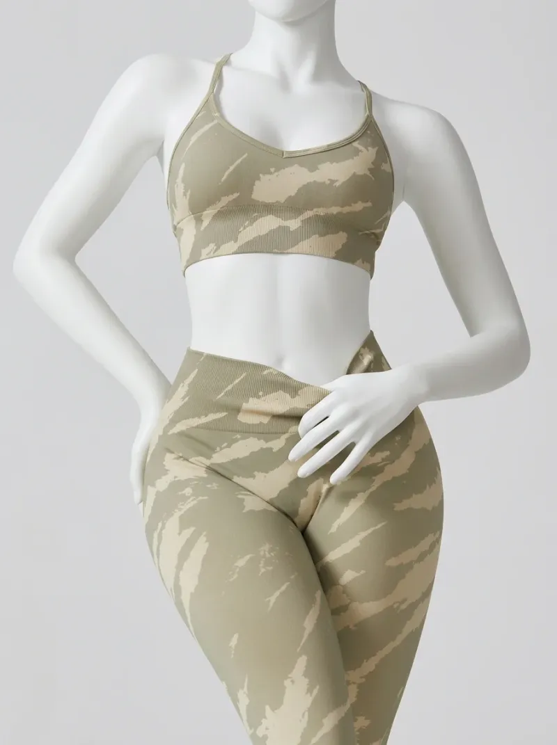 Legging fitness push up taille haute nylon sport