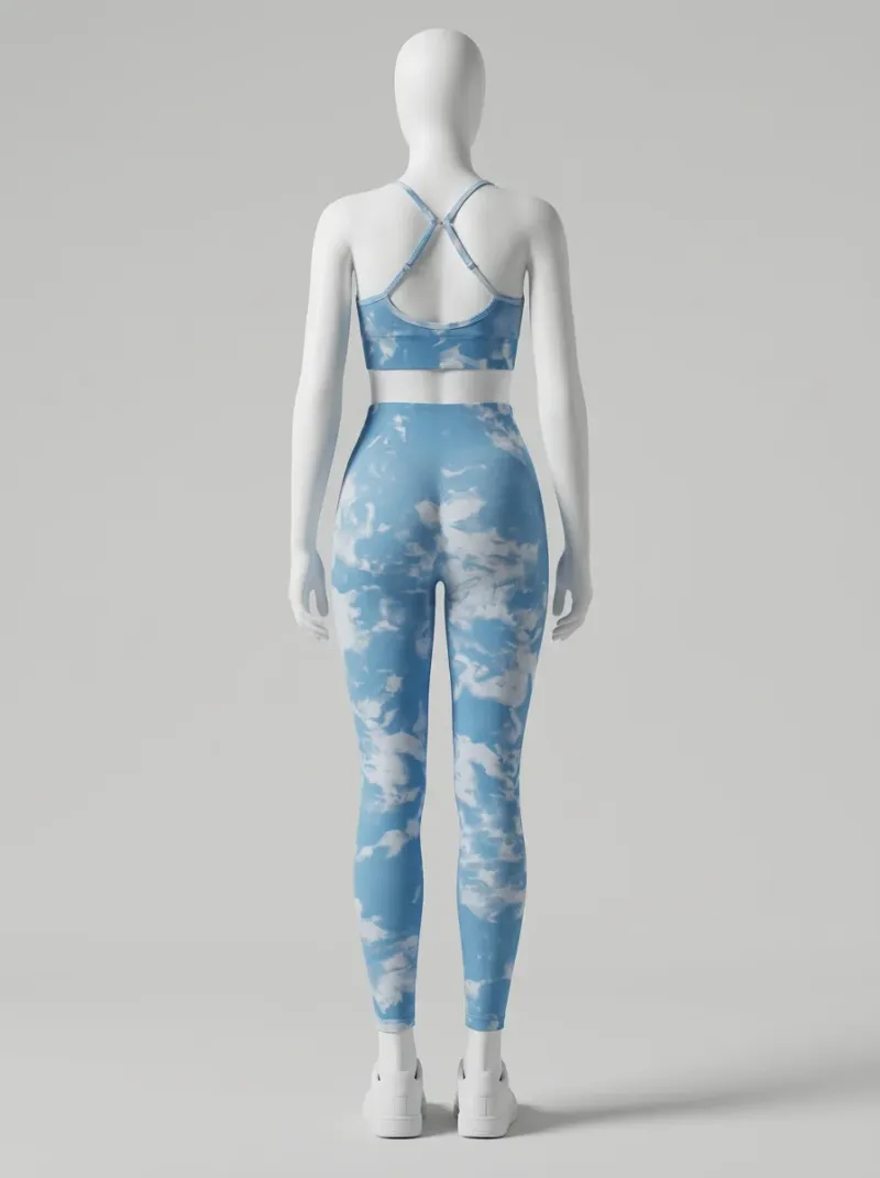 Legging fitness push up taille haute nylon sport