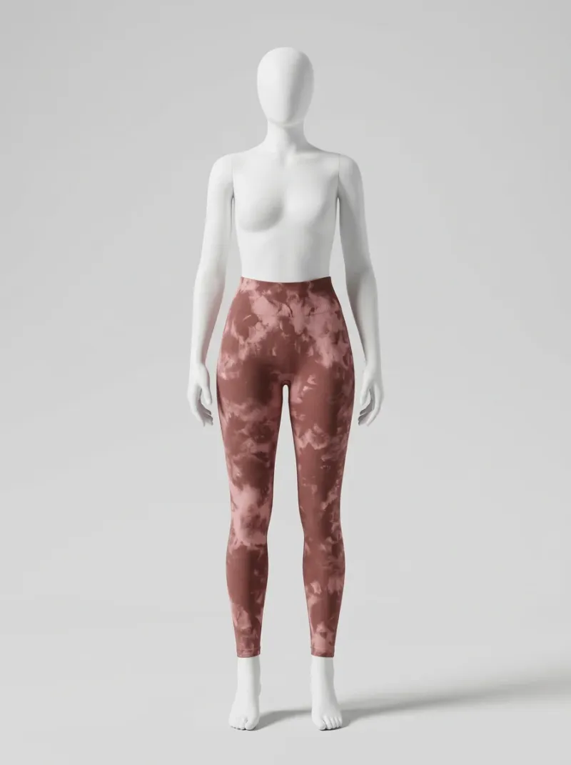 Legging fitness push up taille haute nylon sport