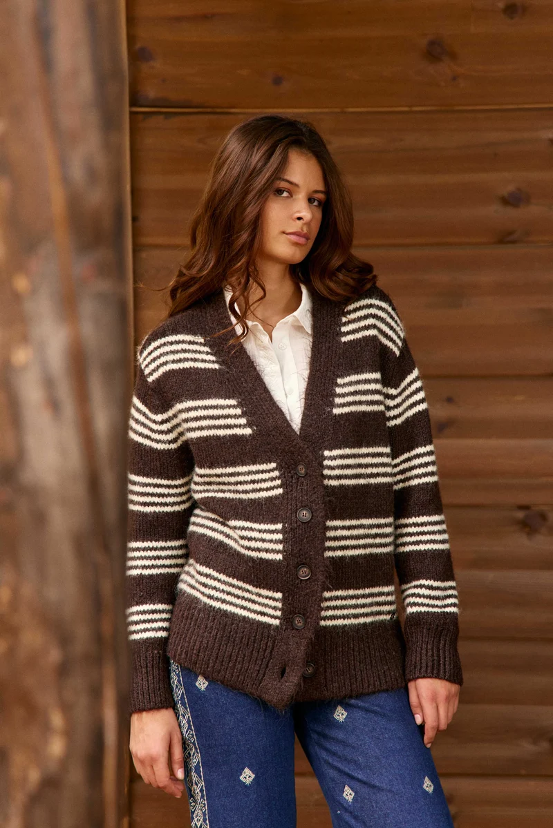 Merel - Gilet à rayures