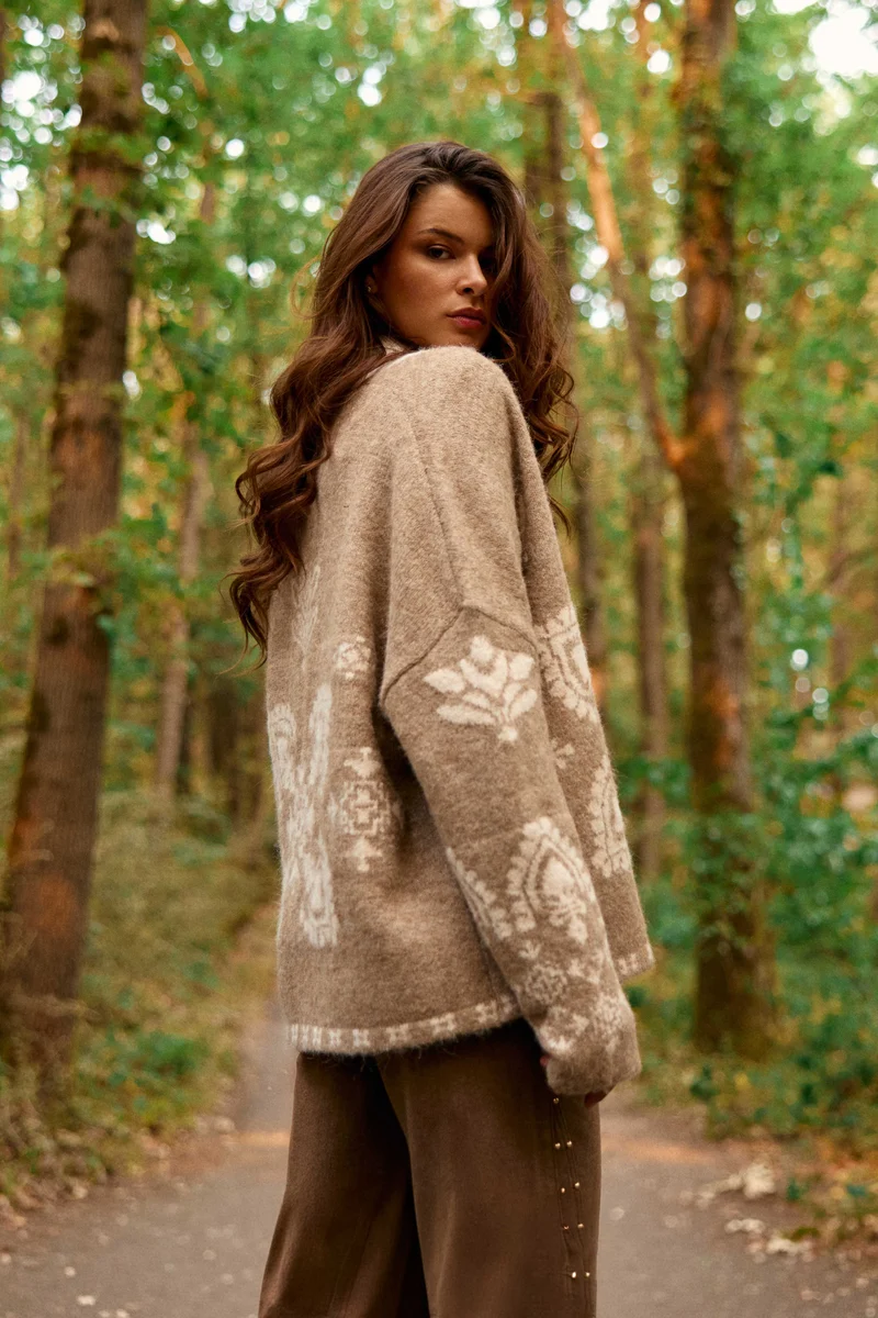 Misan - Gilet à motifs