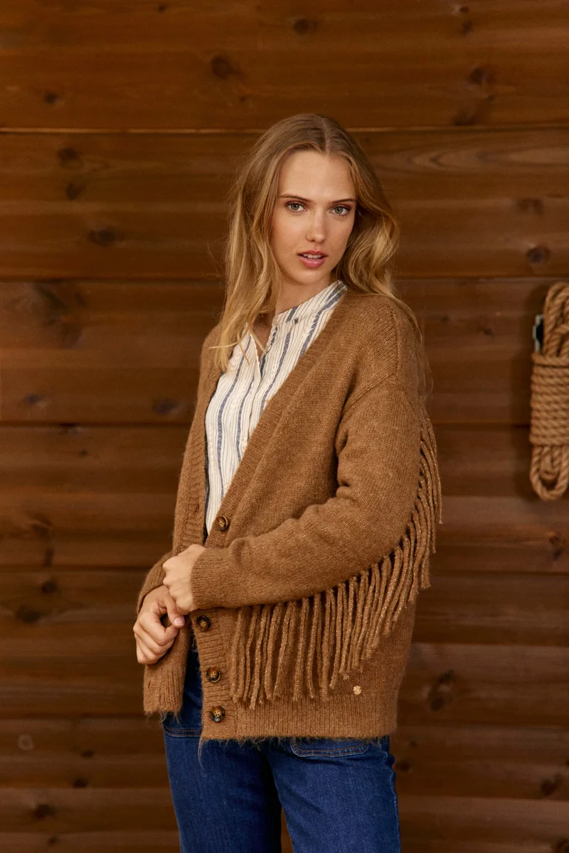 Mery - Gilet à franges