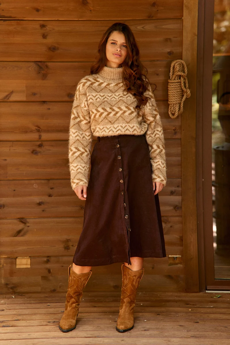 Masha - Pull col roulé
