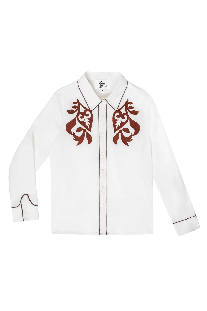 Clemt - Chemise brodée